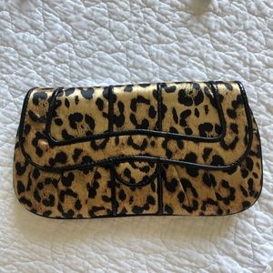 cheetah print clutch